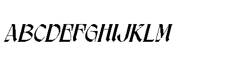 Sectra Chrome Font UPPERCASE