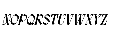 Sectra Chrome Font UPPERCASE