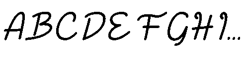 Sectro Italic Font UPPERCASE
