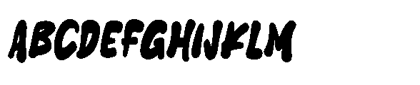 Secy Break Font UPPERCASE