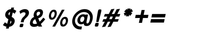 Sedid Extra Bold Italic Font OTHER CHARS