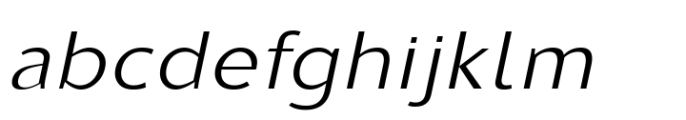 Sedid Extra Light Italic Exp Font LOWERCASE