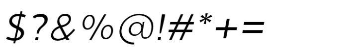 Sedid Light Expanded Italic Font OTHER CHARS