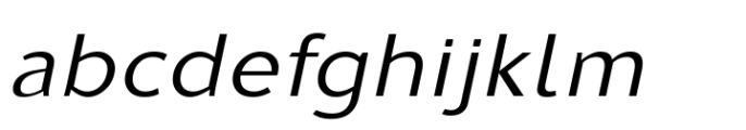 Sedid Light Italic Exp Font LOWERCASE