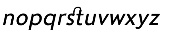 Sedid Medium Italic Font LOWERCASE