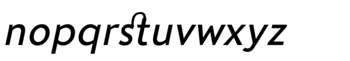 Sedid Pro Medium Italic Font LOWERCASE