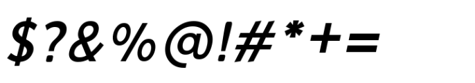 Sedid Pro Semi Bold Italic Font OTHER CHARS