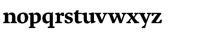 Sedna Extra Bold Font LOWERCASE