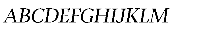 Sedna Extra Light Italic Font UPPERCASE