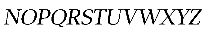 Sedna Extra Light Italic Font UPPERCASE