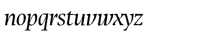Sedna Extra Light Italic Font LOWERCASE