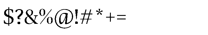 Sedna Extra Light Font OTHER CHARS