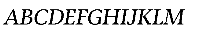Sedna Light Italic Font UPPERCASE