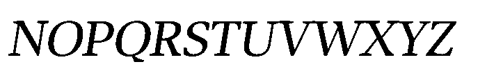 Sedna Light Italic Font UPPERCASE
