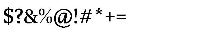 Sedna Regular Font OTHER CHARS