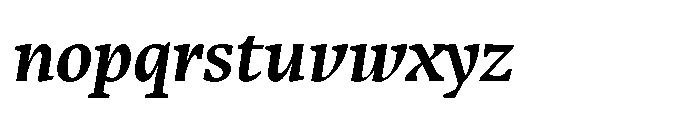 Sedna Semi Bold Italic Font LOWERCASE