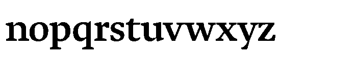 Sedna Semi Bold Font LOWERCASE