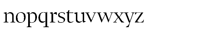 Sedna Thin Font LOWERCASE
