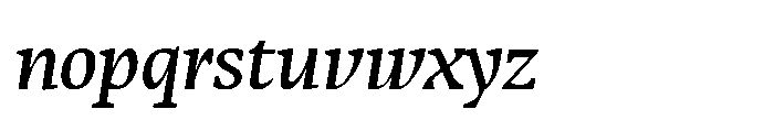 Sedna Variable Italic Font LOWERCASE
