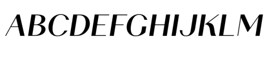 Sedra Bold Italic Font UPPERCASE