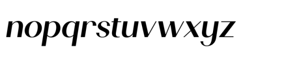 Sedra Bold Italic Font LOWERCASE