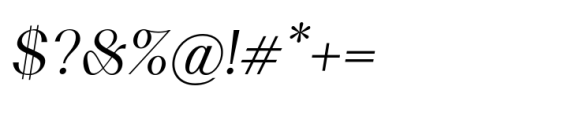 Sedra Regular Italic Font OTHER CHARS