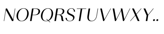 Sedra Regular Italic Font UPPERCASE
