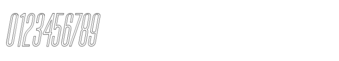 Seductive Height Bold Hollow Italic Font OTHER CHARS