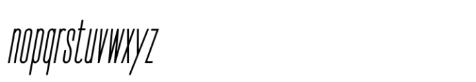 Seductive Height Italic Font LOWERCASE