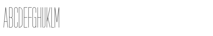 Seductive Height Thin Regular Font UPPERCASE