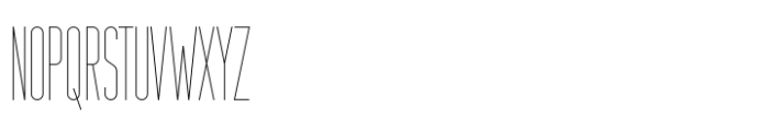 Seductive Height Thin Regular Font UPPERCASE