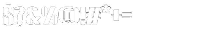 Seepl Outline Font OTHER CHARS