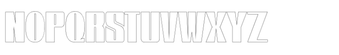 Seepl Outline Font UPPERCASE