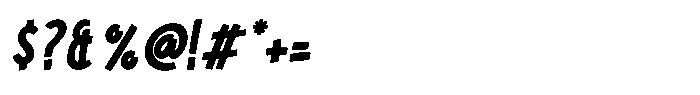 Sefalio Italic Font OTHER CHARS