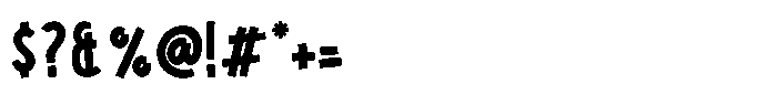 Sefalio Regular Font OTHER CHARS
