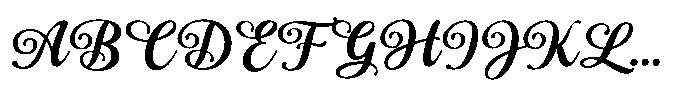 Sefillia Script Font UPPERCASE