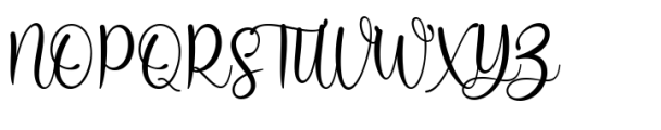 Sefilya Script Font UPPERCASE