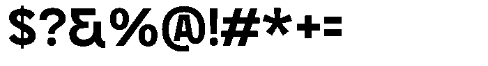 Segaido Regular Font OTHER CHARS