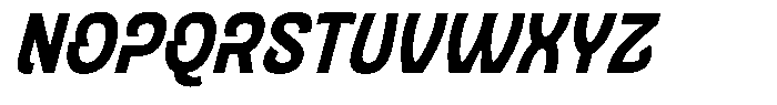 Segaido Slanted Font UPPERCASE