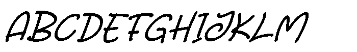 Segala Rindu Italic Italic Font UPPERCASE
