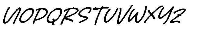 Segala Rindu Italic Italic Font UPPERCASE