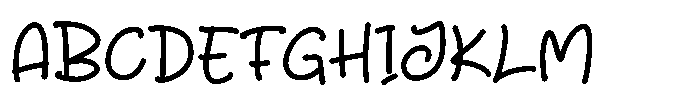 Segala Rindu Regular Font UPPERCASE