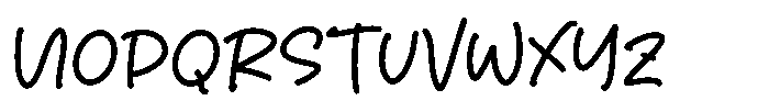 Segala Rindu Regular Font UPPERCASE