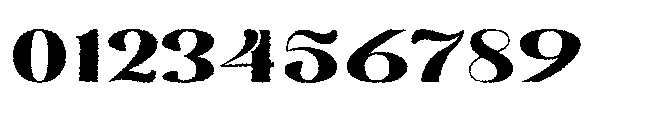 Segalys Distort Font OTHER CHARS