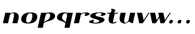 Segalys Oblique Font LOWERCASE