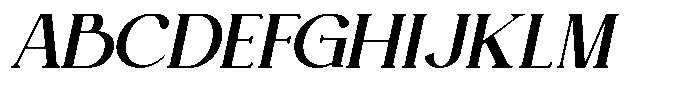 Seganty Italic Font UPPERCASE