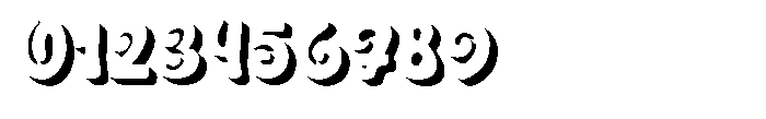 Segaro Shadow Font OTHER CHARS