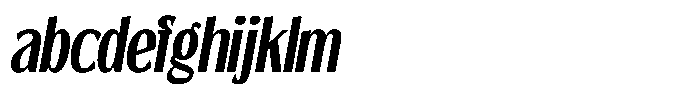 Segatra Slanted FONT
