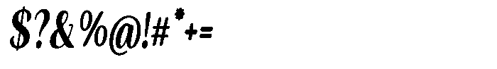 Seghan Elegant Round Black Condensed Slant Font OTHER CHARS