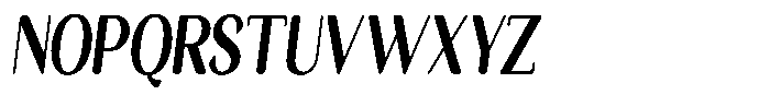 Seghan Elegant Round Black Condensed Slant Font UPPERCASE